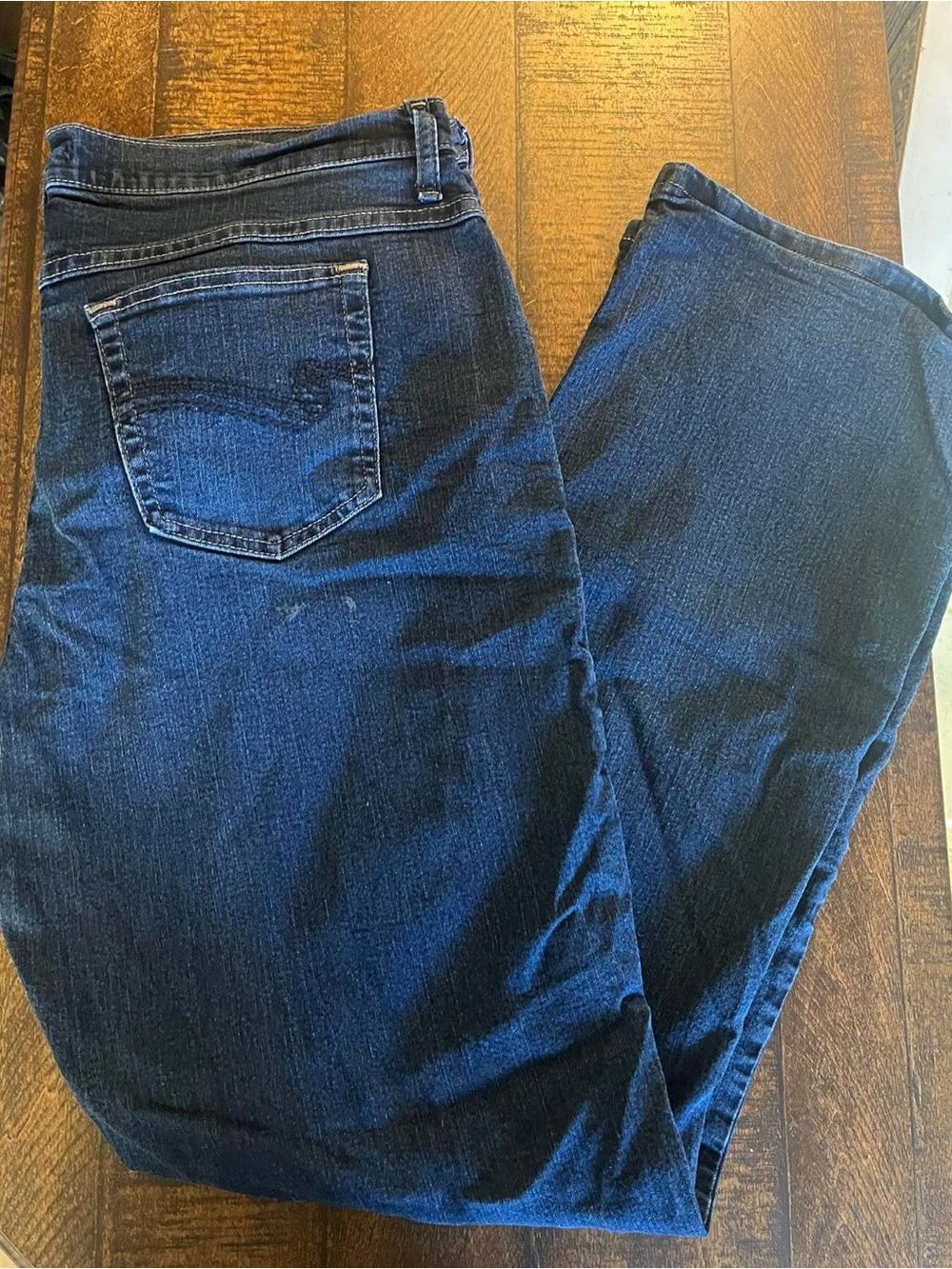 Classic Lee Riders women Dark Wash Denim Jeans 16